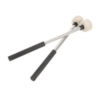 Toddmomy 2pcs Stainless Steel Drumsticks for Boys and Girls Practice Percussion Instrument Stick Felt Tips for Stage Performance and Beginner Drummer Supplies