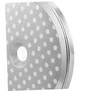 Toddmomy 2pcs Stainless Steel Espresso Mesh Filter Basket Reusable Coffee Portafilter Screen for Precise Filtration Kitchen Office Party Use