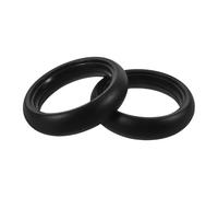 Toddmomy 2pcs Stroller Tires 5-Inch Rubber Outer Wheels Replacement for Pushchair Pram Buggy Cart Front Rear Wheel Accessories for Stroller Repair