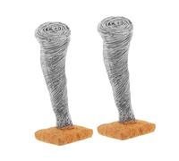 Toddmomy 2pcs Table Landscape Tornado Decor Miniature Land Tornado Figurine Resin Micro-landscape Sculpture