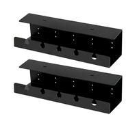 Toddmomy 2pcs Terminal Block Rack under Desk Cable Organizer Wire Management Shelf for Office Study Computer Desk Storage