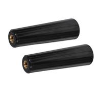 Toddmomy 2pcs Thread Barbecue Handle Replacement Heat Resistant Rotisserie Rod Tool Grip for Outdoor Grilling Camping and Picnic Accessories