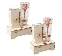 Toddmomy 2pcs Tornado Science Kit Stem Weather Experiment Tornado Simulator with Generator for Classroom Stem Supplies and Desktop Science Gadget