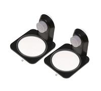 Toddmomy 2pcs Tortoise Gecko Feeding Solid Reptile Food Bowl Suction Cup for Easy Wall Mounting
