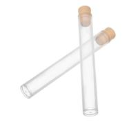 Toddmomy 2pcs Transparent Pet Hair Keepsake Bottle Airtight Cat Whiskers Holder for Dog Whisker Jar Commemorative Storage for Preserving Memories at Home the Go
