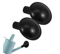 Toddmomy 2pcs Universal Watering Can Spout Replacement Nozzle for Garden Plants, Black Plastic Garden Sprinkler Head Accessories for Indoor and Outdoor Flower Watering