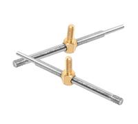 Toddmomy 2pcs Violin Bow Screw Replacement Sturdy Metal Rod Accessory for Stringed Instruments Easy to Install Lightweight and Portable for Home and Classroom Use