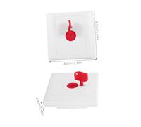 Toddmomy 2Pcs Wall Mount Emergency Call Buttons for Elderly Patients Disabled with Key Multifunctional Sos Alert Switch for Caregiver Assistance and