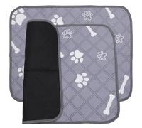 Toddmomy 2pcs Washable Dog Pee Pads Reusable Polyester Training Pads for Pets Foldable and Remove Peculiar Smell Suitable for Floors and Beds Indoor Toilet