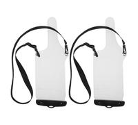 Toddmomy 2pcs Waterproof Radio Pouch: Walkie Phone Case With Adjustable Strap - Portable Handheld Radios Bag For Outdoor Hiking And Camping Storage