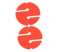 Toddmomy 2pcs Wear Resistant Cave Diving Rope Marker Bright Orange Guide Line Indicator for Underwater Navigation Lightweight Portable Safety Tool for Technical and Cave Divers