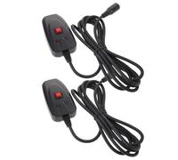 Toddmomy 2pcs Wired Fog Machine Remote Control Signal Controller with 3-pin Interface Universal Fit Stable Plastic Stage Lighting Effects Controller for Weddings