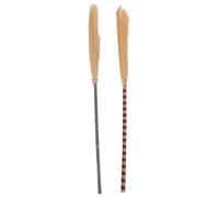 Toddmomy 2pcs Witch Broom Decoration for Halloween Lightweight Portable Costume Props for Witches Suitable for Home Bar Restaurant Haunted House Decor Random Color