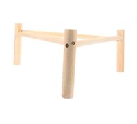 Toddmomy 2pcs Wooden Chicken Perch Bird Toy Rooster Perch Chick Rooster Toy for Chickens Parrot Training Rack Bird Stand