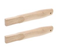 Toddmomy 2pcs Wooden Hammer Handles Replacement for Camp Hammer 22cm Wood Handle with Ergonomic Shape Square Hole Design Universal Compatibility for Woodworking and Construction Repair