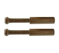 Toddmomy 2pcs Wooden Singing Bowl Mallets with Fine Polishing Workmanship, Sound Tibetan Bowl Strikers, Simple and Delicate Design for Meditation and Yoga Practice