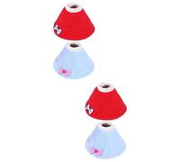 Toddmomy 2sets Bird Harness for Parrots Scratch-resistant Neck for Pet Recovery 2pcs*2