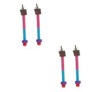 Toddmomy 2sets Bird Perch Stand Branch Parrot Perch Safe Durable Bird Accessory for Cages 2pcs*2