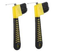 Toddmomy 2sets Equestrian Horse Grooming Kit Hoof Horse Brush Mane Tail Cleaning Horseshoe Cleaner Tack Cleaning Tool 2pcs*2 Random Color