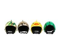 Toddmomy 2sets Funny Pet Chicken Hat Helmet Chicken for Bird Protection Safe Reliable Headwear 4pcs*2