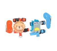 Toddmomy 2sets Portable Bunny Leash and Harness for Small Pets Anti-escaping Design Wear-resistant Rope Convenient Walking Kit for Rabbits for Outdoor Adventures