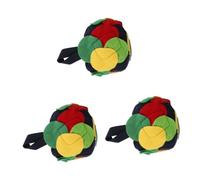 Toddmomy 3 Pcs Dog Missing Food Ball Food Feeding Plaything Interesting Foraging Toy Ball Slow Feeding Mat Hanging Feeding Ball Pet Animal Feeding Training Ball Dog Snuffle Ball