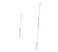Toddmomy 3 Sets Parrot Harness Accessory Stainless Steel Anklet for Birds Bird Foot Chain Durable Comfortable