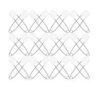 Toddmomy 30 Pcs Large White Diaper Safety Pins Multi-Functional Cloth Diaper Pins Heavy Duty for Clothes Fastening and Diapering Accessories
