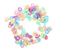 Toddmomy 300pcs Mini Elastic Hair Ties, Soft Seamless Design, Multicolor | Ponytail Holders for Little Girls, Gentle On Infant Hair, No Damage Elastics for Kids, Thin to Thick Hair