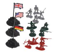 Toddmomy 300Pcs Modern Soldier Models for Sand Table DIY Micro Landscape Projects Plastic Army Figures for Educational and Creative War Scene Displays