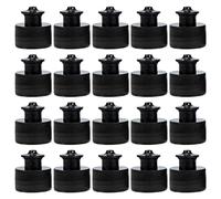 Toddmomy 30Pcs 28Mm Push Pull Sports Water Bottle Caps - Leakproof Reusable Bottle Lids for Outdoor Activities and Fitness Bottles