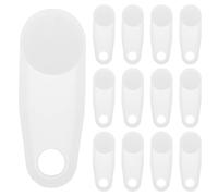 Toddmomy 30pcs Curtain Track Rollers with Hooks Silent Gliders Drapery Pulley Wheels for Cloth Curtains Window Track Hardware Replacement