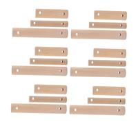 Toddmomy 30pcs Hardwood Dowel Rods Round Woodcraft Sticks Smooth Chewable Bird Perch Ladder Rungs DIY Cage Accessories for Parakeets Budgies Cockatiels Small Pets Playground Parts