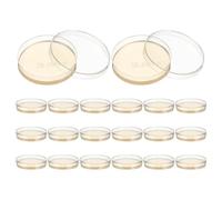 Toddmomy 30pcs Microbiology Agar Plate: 2.8" Sterile Nutrient Petri Dishes with Agar for Mycology Lab Science Project and Mushroom Growing