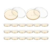 Toddmomy 30pcs Nutrient Agar Petri Dishes 7cm Pre Poured Agar Plates for Science Experiments and Microbiology Support Healthy Culture Growth for Classroom Science Experiment Prep