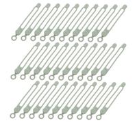 Toddmomy 30pcs Silicone Cable Ties Cord Organizer for Data and Charging Cables Reusable Elastic Wire Organizers with Hanging Strap for Home Office Travel Multifunction