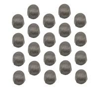 Toddmomy 30pcs Silver Fiber Stylus Replacement Tips for Capacitive Touch Screens Conductive Fabric Pen Heads for Enhanced Precision and Durability Fine Mesh Stylus Tips for Accurate Writing