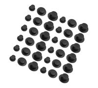 Toddmomy 36pcs Miniature Top Hats for Crafts Elegant DIY Decoration for Christmas Parties Weddings Events Sturdy Plastic Mini Hats Safe for Adult Use Only