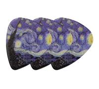 Toddmomy 3Pcs 0.46Mm Thin Triangle Guitar Picks Set for Acoustic and Electric Guitars Small Lightweight Finger Picks for Folk and Ukulele Accessories