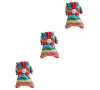 Toddmomy 3pcs Adorable Dog Coat Winter Warm Pet Clothing Dog Costumes Easy to Wear Comfortable