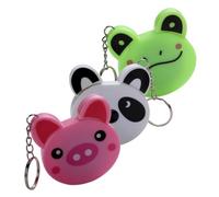 Toddmomy 3pcs Animal Keychain Retractable Tape Measure with Push Button Retraction Flexible Measuring Tape for Body Sewing Waist Curved Surfaces Lightweight Portable Tailors Measuring Tool