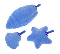 Toddmomy 3pcs Aquarium Air Stones Fish Tank Bubble Diffuser Oxygen Increasing Air Bubbler for Freshwater and Seawater Aquariums Hydroponics with Safe Material Compact Design