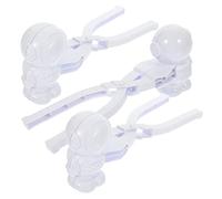 Toddmomy 3Pcs Astronaut Snow for Portable Clip Maker Tool for Outdoor Fun Easy to Use Keeps Hands Clean and Warm for Snow Play and Winter Activities Random Color