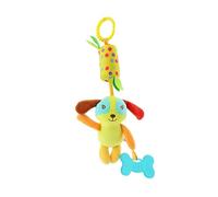 Toddmomy 3pcs Bedside Rotating Animal Bells Wind Chime for Development Lion Dog Owl for Strollers Cribs Carriers