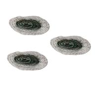 Toddmomy 3pcs Ceramic Butterfly Feeder Tray Outdoor Garden Decor Bird Food Container