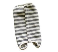 Toddmomy 3pcs Comfortable Dog Weaning Suit Full Body Pet Protector Vest for Red Blue Striped Easy to Wear