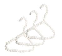 Toddmomy 3pcs Dog Clothes Hangers Pet Grooming Hangers Pearl Pet Supplies Fashionable Decorative
