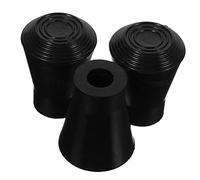 Toddmomy 3pcs Drum Foot Pads Rubber Drum Stand Pads for Snare Rack Legs Protecting Floor Use Percussion Instrument Parts Rubber Feet
