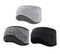 Toddmomy 3Pcs Ear Warmer Headbands Breathable Winter Protective Bands for Outdoor Sports Fleece Ear Protectors for Men and Women for Running Cycling Hiking and Daily Wear