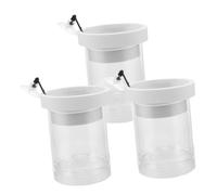 Toddmomy 3pcs Floating Aquarium Breeding Box with Strong Suction Cups Transparent Fish Tank Incubator for Fry Isolation Improved Water Hatchery for Betta Shrimp and Tropical Fish